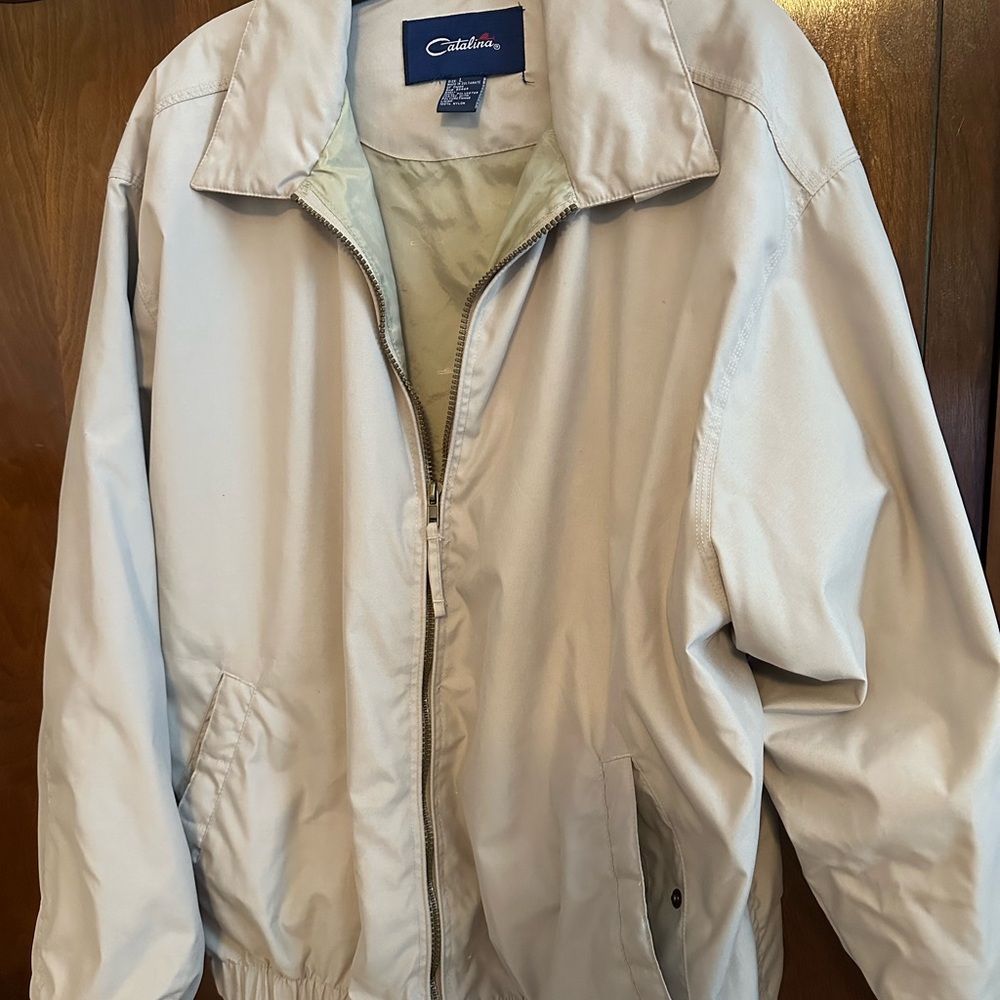 Men's Beige Casual Jacket